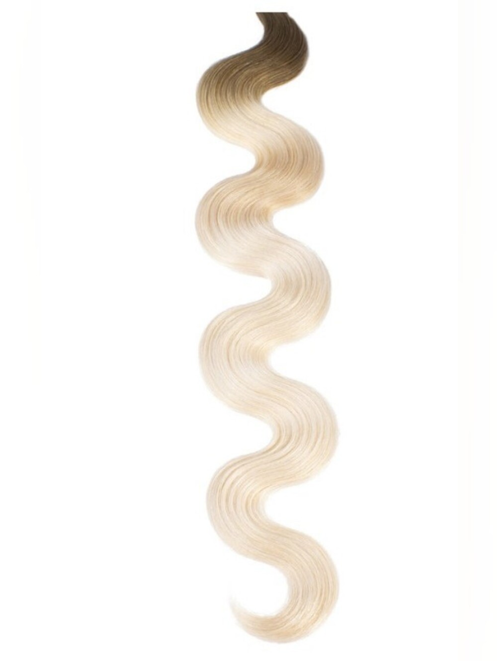 Bellami 145g 20" Walnut Brown/Ash Blonde Rooted Professional S Wave Volume Weft